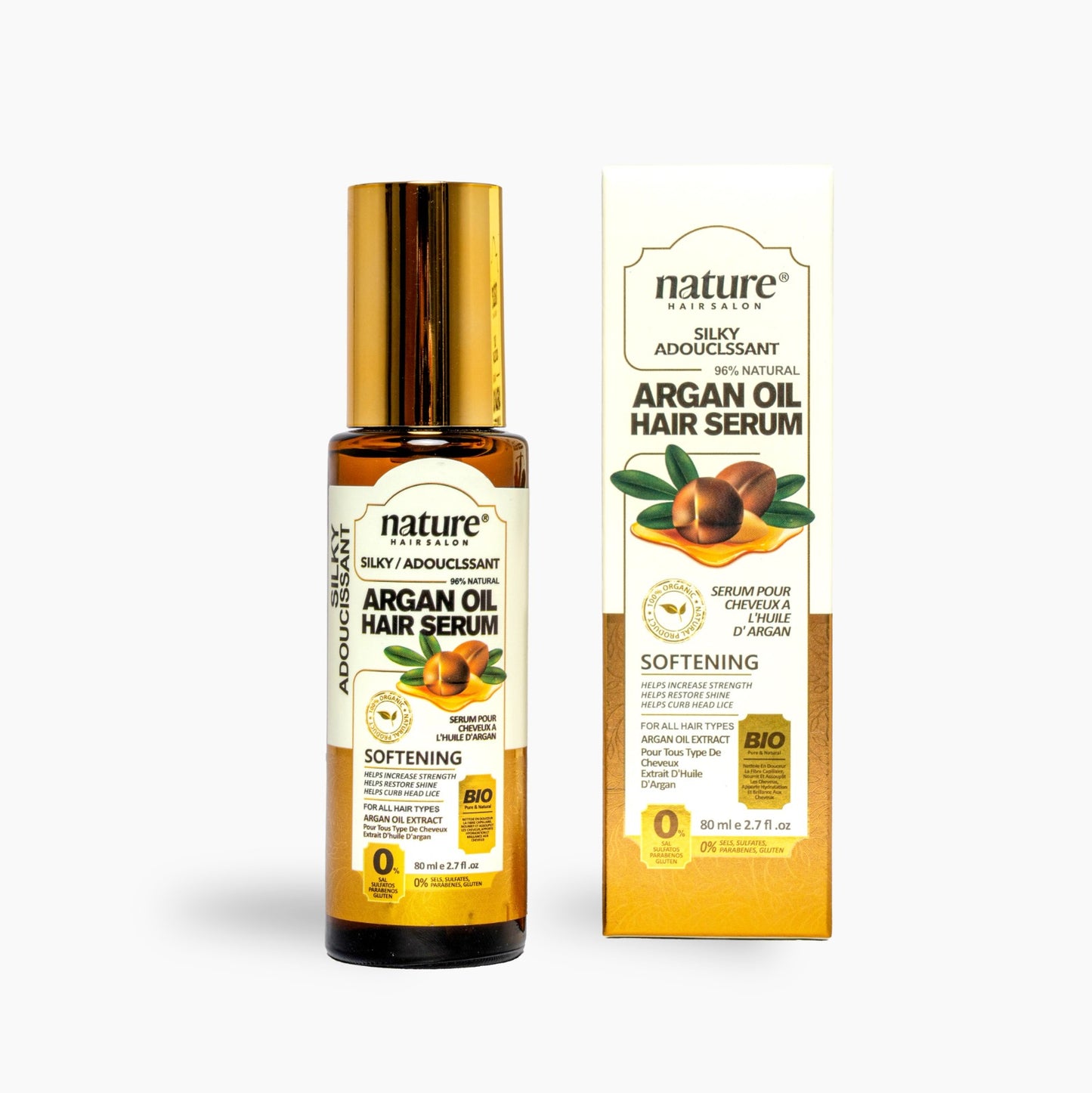 Sérum réparateur à l'huile d'argan 80ml